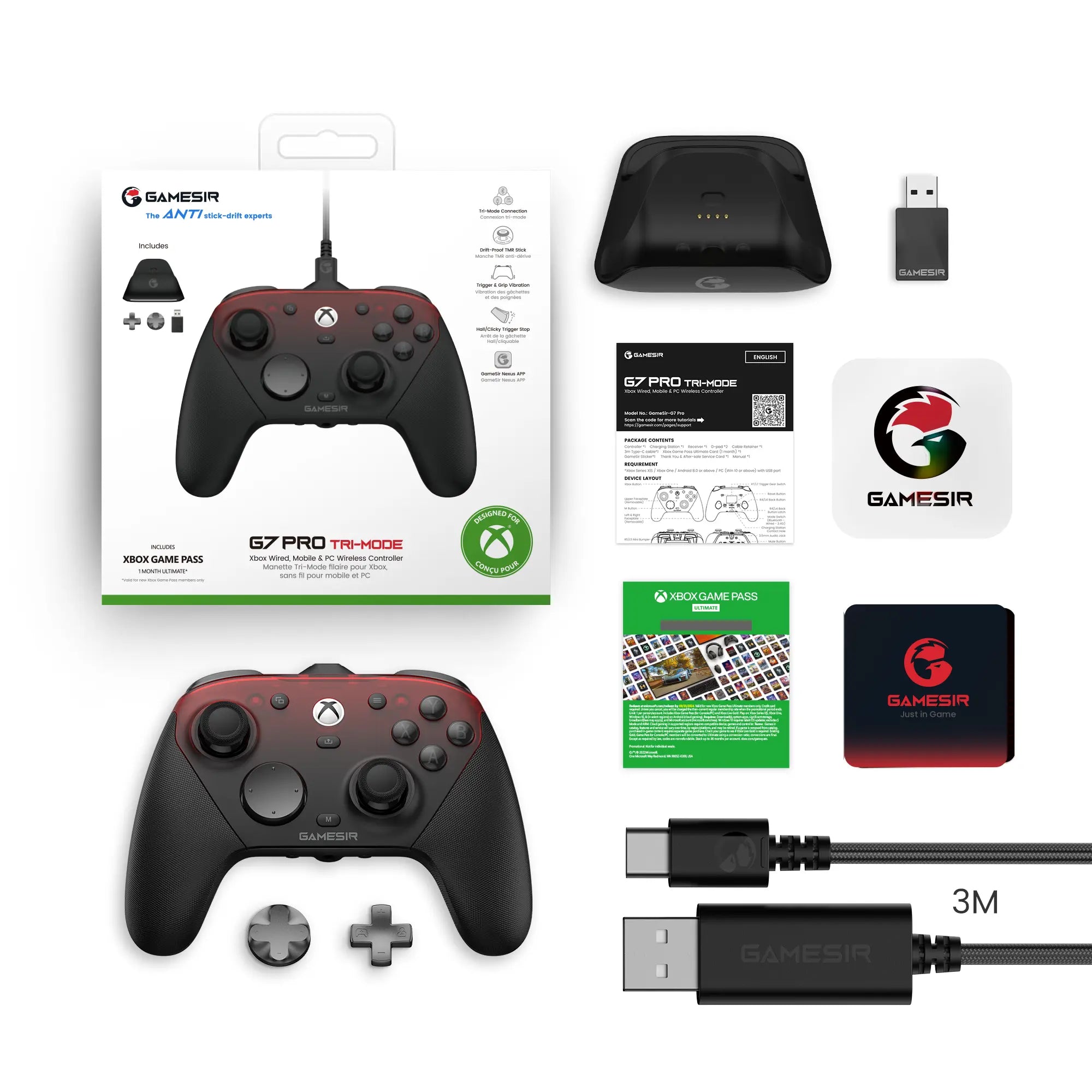 Gamesir G7 Pro Flagship Controller – Wired for Xbox, Wireless for PC & Mobile