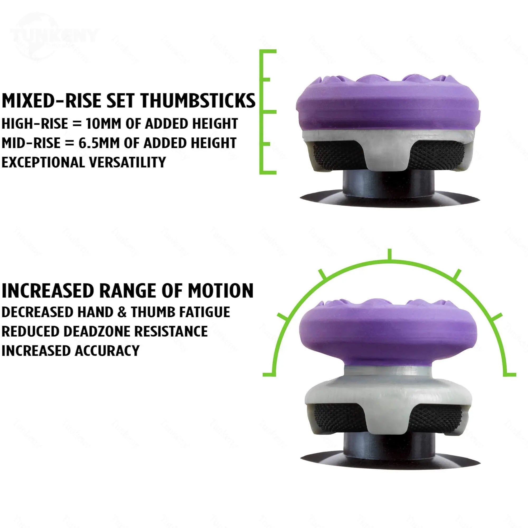 Professional Thumbstick Grips for PS4 PS5 Xbox Series X/S One X/S Controller High-Rise Mid-Rise Performance Gaming Accessories